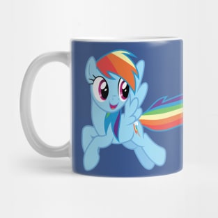 Happy Flying Rainbow Dash Mug